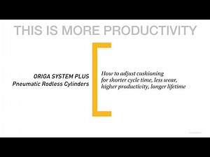 How to Adjust the Cushioning for the OSP-P Rodless Linear Actuator | Parker Hannifin