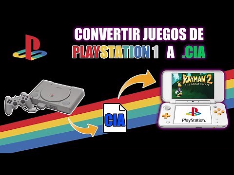 PASAR/CONVERTIR JUEGOS de PS1 (de uno o varios discos) a .CIA. BIEN EXPLICADO.