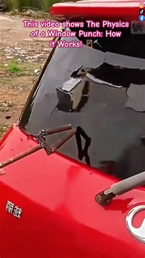The Physics of a Window Punch #CarSafety #EmergencyTool #WindowPunch #GreatWallPeri #AutoRepair