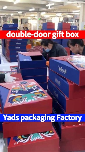 Source packaging factory.Personalized customized double-door gift box for Small tea packing.New Year gift box special#packagingbox#newyearbox#giftpackaging#productbox#giftbox#giftboxideas#doubledoorbox#luxurypackaging#festivalgiftbox#fyp#foryoupage