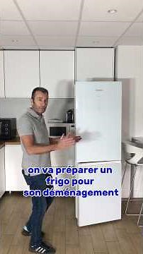 Comment préparer votre frigo avant un déménagement ? #déménagement #transporterun frigo #travaux