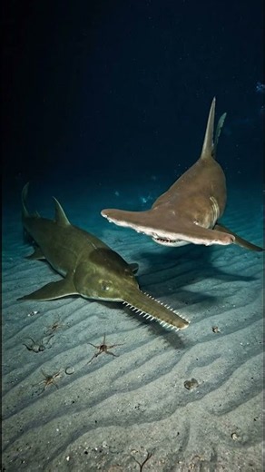 Hammerhead Shark vs. Sawfish: When the Hammer Meets the Saw