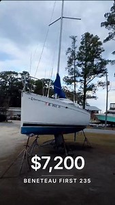 Beneteau First 235 (1990) $7,200 • Washington, NC Meet this Beneteau First 235 (1990) — a beautifully cared-for, upgraded daysailer with lively performance and a clean, bright interior. Compact, fun, and incredibly well set up for single-handing or relaxed overnight trips. Key Specs • LOA: 23’4” • Beam: 8’2” • Draft: 3’9” (wing keel) • Displacement: 2,826 lbs • Ballast: 825 lbs • Engine: 2023 Tohatsu SailPro 6 hp (≈20 hrs) • Fuel: 3 gal • Fresh water: 13 gal • Berths: 1 cabin • Max passengers: 4