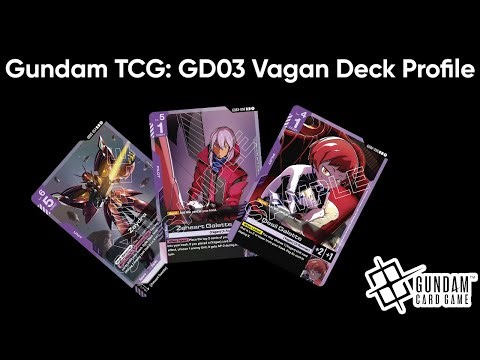 Gundam Card Game TCG: GD03 Mono Purple Vagan Deck Profile