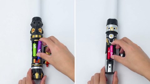 TOY Life Light up Saber 2 Pack Light up Saber for Kids Extendable Light Up Toy Sword for Kids with Motion Sensitive FX Sound