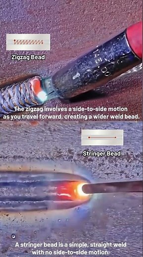 Beadwork Basics: Mastering the Stringer and Zigzag #welding #welder