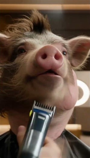 This Pig Got a Mohawk and It’s Actually Perfect