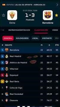 ELCHE 1 - FC BARCELONA 3