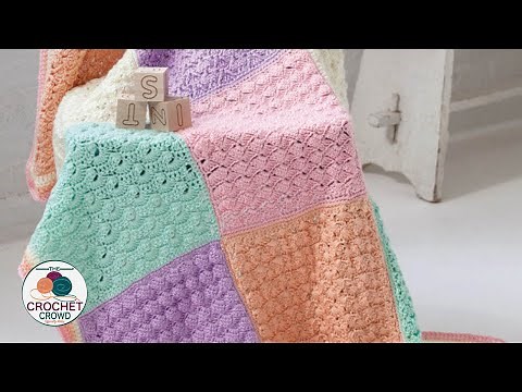 All Videos in One: Easy Caron Crochet Baby Blanket Sampler