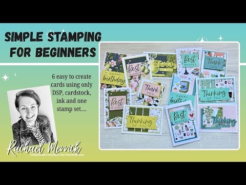 Come Create a Card with Me - Simples stamping for beginners sketches - Merrick Makers Stampin Up
