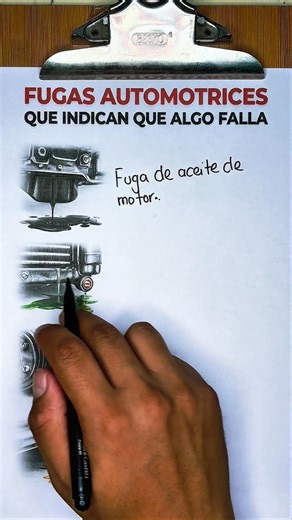 Fugas automotriz 💯 ✅ que debes revisar 🤯 #mechanic #motor #mecanica #auto #fugas #aceite