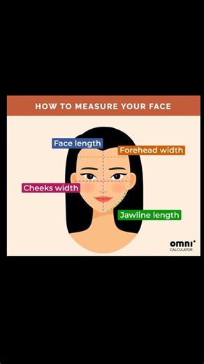 how to measure your face!#trending #viral #styletips