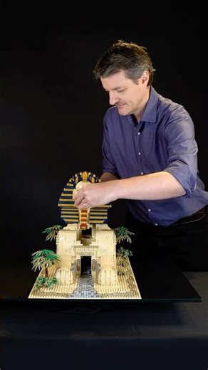 The Sphinx rises from thousands of bricks #lego #legomoc #afol #speedbuild