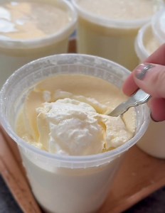 6K views · 259 reactions | Creamtop vanilla bean yogurt, fresh from the oven. Those jersey girls sure know how to make the best cream. A weeks worth of individually portioned quart containers vs a large batch has been my new go to production. I enjoy my yogurts plain with a few nuts. How do you take your yogurt? | SunStone Orchard & Rabbitry | Facebook