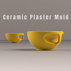 Tea Cup Plaster Mold: 3D Printer STL File (digital Download) - Etsy