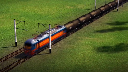 [et新机车] ep2k牵引油罐大列暴力提速通过海岸线K1655 641处