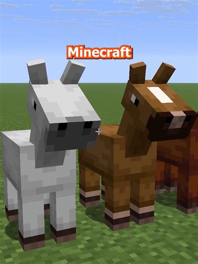 New Baby Horse Models in Minecraft Update