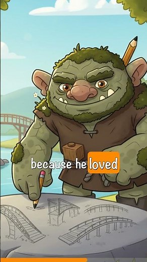 Troll Bridge Bedtime Story for Kids | Storybox #Shorts