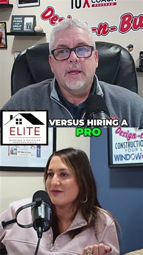DIY vs Call the Pros Welcome to Designing and Building Mid-Illinois with Big Dog Construction Company Your Local Window Depot USA. Brought to you by Elite Roofing Professionals, your local roofing experts. The podcast you didn't know you needed. Join Chris Hartsook and Kaitlin Borgini-Trader as we explore the stories, expertise and projects shaping the future right here in Mid-Illinois. Whether you're planning to build, curious about the latest trends or just love innovative ideas, we've got ins