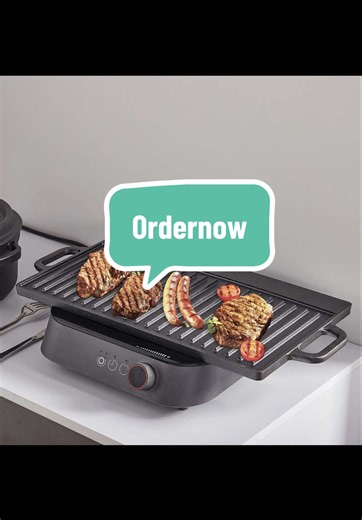 “Can we appreciate how practical this setup is? You get a reversible cast-iron griddle pan PLUS a portable electric hotplate - it’s like having a complete cooking station anywhere you want! The ridged side gives you restaurant-quality grill marks on meats and veggies. Flip it over to the flat side for breakfast foods, grilled sandwiches, whatever! The cast iron distributes heat perfectly - no cold spots or uneven cooking. And this electric hotplate? So handy! You can use it on your counter, take