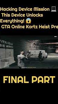 Hacking Device Mission 💻 | This Device Unlocks Everything! 😱 GTA Online Kortz Heist Prep