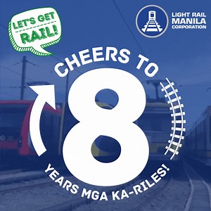 1.4K views · 201 reactions | #DidYouKnow that it was exactly on this day, 12 September 2015, that Light Rail Manila Corporation took over the operations and management of Southeast Asia’s oldest light rail transit system? 樂 8 TAON na tayong bumibiyahe kasama kayo, mga ka-riles! LRMC will continue to deliver its promise of providing a safe, reliable, efficient, and comfortable ride for commuters in the years to come 拾 | Light Rail Manila Corporation | Facebook