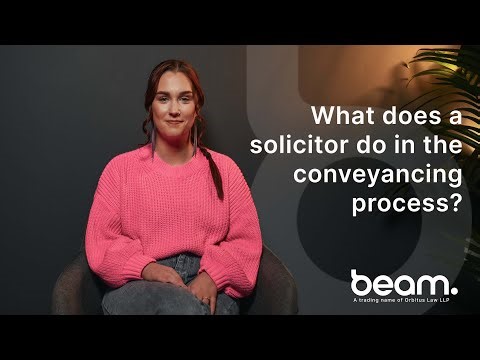 What does a solicitor do in the conveyancing process?