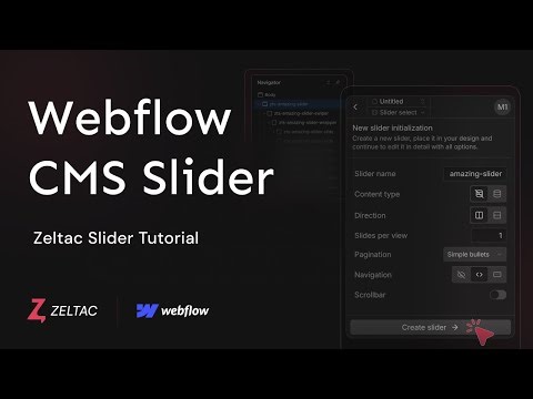 Build Advanced Webflow CMS Sliders in One Click Using Zeltac Slider