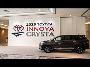 New Innova 2026 Toyota Innova Crysta Full Details, Features & Price Reveal.!!!