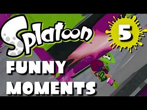 SPLATOON FUNNY MOMENTS 5 (Epic kill, strange lags and more)