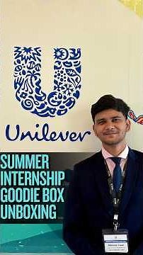 POV: You got an HUL Summer Internship 2026! 😍 Unboxing the ULIP Welcome Hamper! 🎁