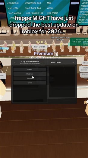 this new frappe ordering system is so peak i love this #tstdrivee #roblox #frapperoblox #frappetiktok #frappetiktok