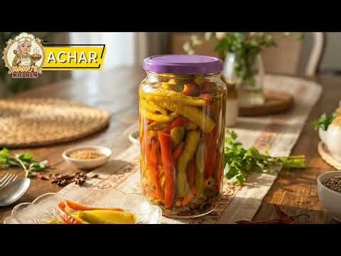 Instant Mix Vegetable Pickle | Easy Homemade Achar Recipe 🥒🥕