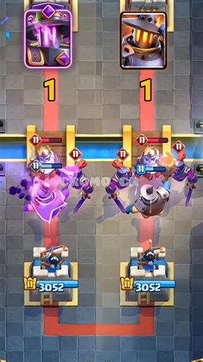 Evo Furnace vs Furnace 🔥 Which Defends Better? #ClashRoyale #Shorts