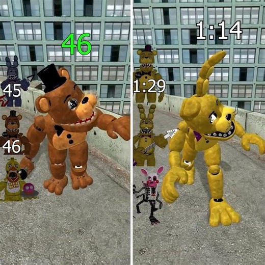 FNaF Retro Team Speed Test. Let's go⚡ #garrysmod #fnaf #fivenightsatfreddys