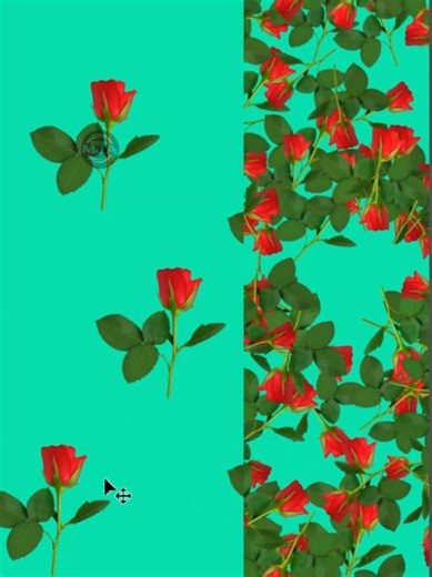 Photoshop Secret: Fill Se Random Design #Rose Pattern in Seconds | Photoshop Trick