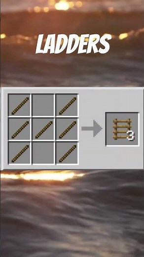 10 Minecraft Crafting Recipes Everyone Should Know #shorts