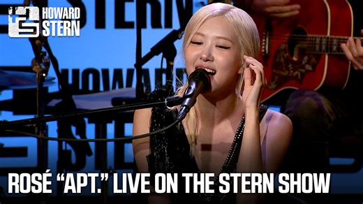 “APT.” performed LIVE in the #SternShow studio. Catch Howard Stern Presents: ROSÉ this Friday on YouTube and the SiriusXM app! | The Howard Stern Show