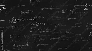 differential equation math formula text background teaching engineering, teaching equations and formulas backgrounds for teaching presentations graphic background animation