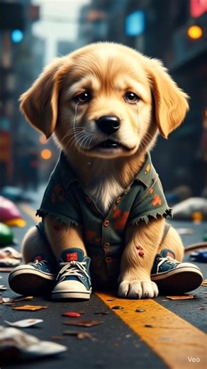 The Puppy Had No Money for Medicine or Food... So the Rich Man Mocked Him#shorts#emotional#puppy