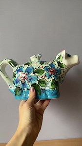 Handmade Clay Pottery Ceramic Teapot, 25 Oz - Etsy
