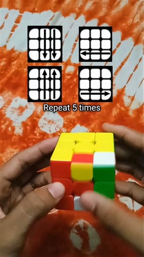 Amazing trick to solve Rubik's cube #cube #rubikscube #cubing #shortsfeed #shorts