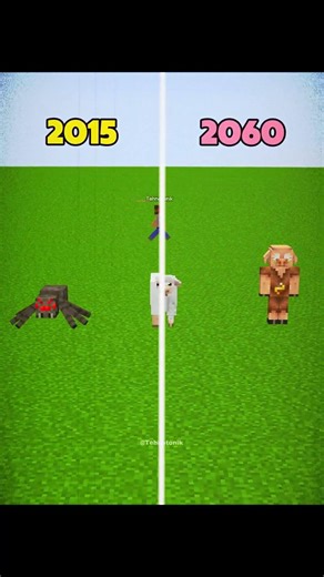 Minecraft Nostalgia Old 2015 vs New 2060 Update Moment