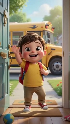 🎒 Get Ready for School! 🏫 | School Morning Routine for Kids #shorts