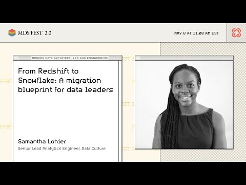 From Redshift to Snowflake: A migration blueprint for data leaders