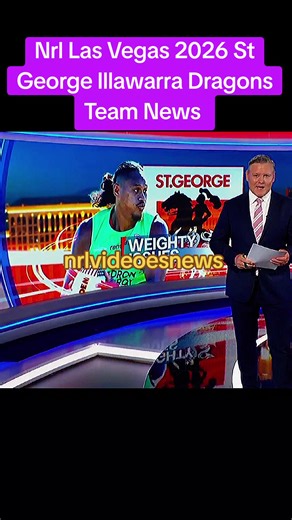 St George Illawarra Dragons Team News for NRL Las Vegas 2026