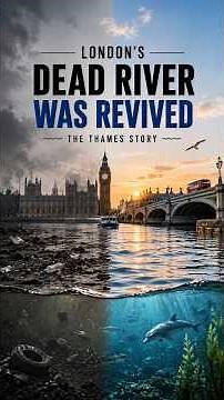 London’s Dead River Was Brought Back to Life! #london #india #usa #uk #facts #shorts #viral #river