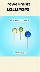 Create a Lollipop 3D Model with PowerPoint - #shorts