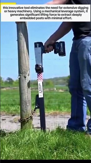 Amazing Fence Post Puller Tool | Fast and Effortless Fence Removal Technology‎