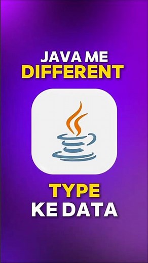 Java Data Types for Beginners ☕